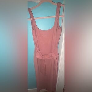 Lena Blush Pink Midi Dress